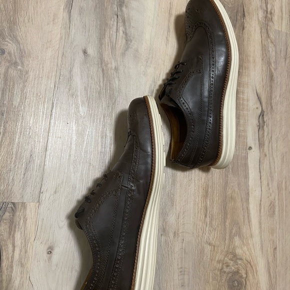 Cole Haan GrandØS Dress Shoes. 10. Brown. - Picture 3 of 6
